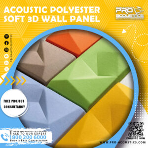 Acoustic Polyester Soft 3D Acoustic Panel
