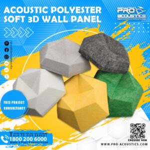 Acoustic Polyester Soft 3D Acoustic Panel