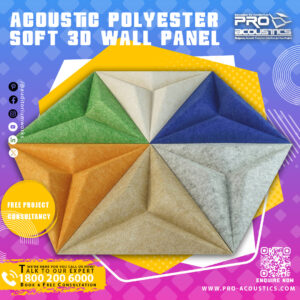 Acoustic Polyester Soft 3D Acoustic Panel