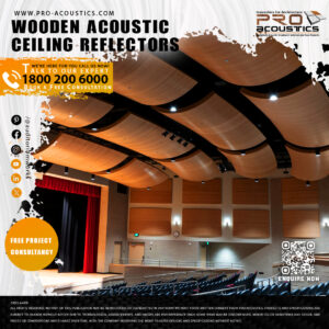 Acoustic Wooden Sound Reflectors
