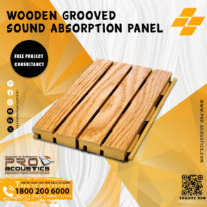 Wooden Grooved Sound Absorption Panel
