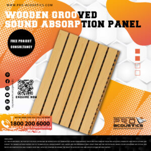 Wooden Grooved Sound Absorption Panel