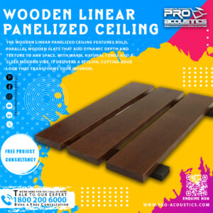 Wooden Linear Panelized Ceiling