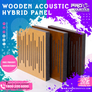 Wooden Acoustic Hybrid Panel