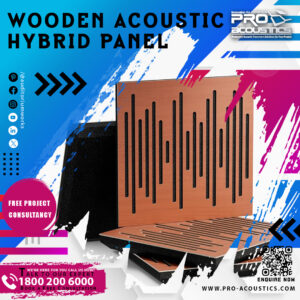 Wooden Acoustic Hybrid Panel