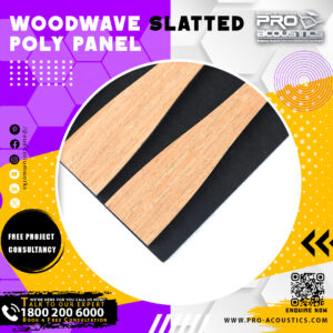 Woodwave slatted Poly Panel