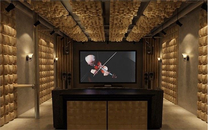 Acoustic Diffuser For Sound Reducing