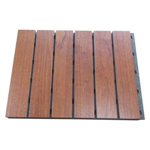 Acoustic Wood Wall Panel Grooved Acoustic Board