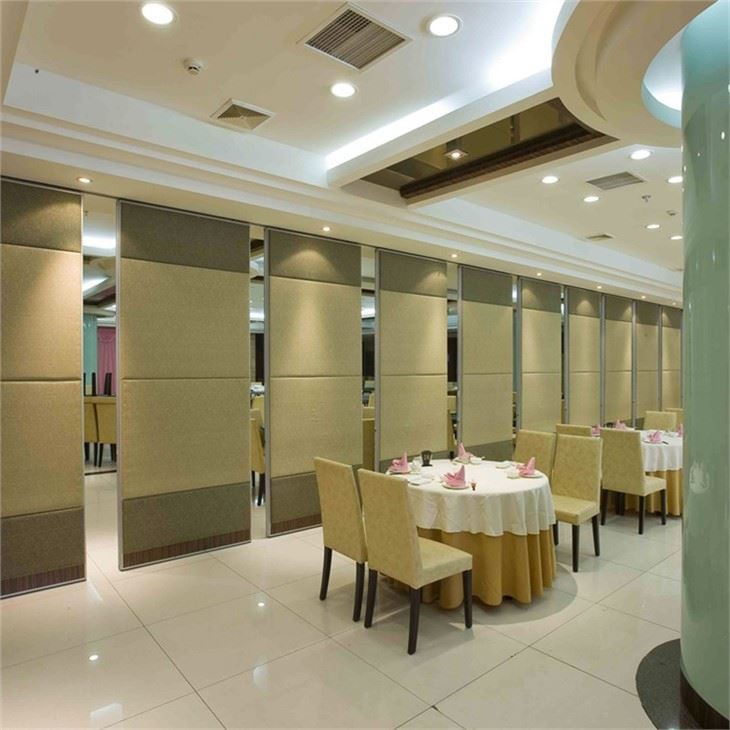 Aluminium Frame Removable Wall Partitions Acoustic Folding Door Partition Movable Partition Wall Board For Hotel
