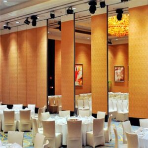 Aluminium Frame Removable Wall Partitions Acoustic Folding Door Partition Movable Partition Wall Board For Hotel