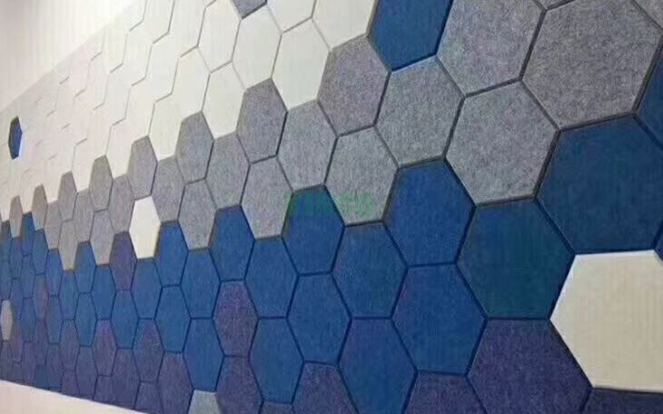 Colorful Good Quality Polyester Fiber Acoustic Panel