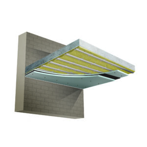 AcoustiClip Concrete Ceiling System Soundproof Kit