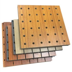 Wrapped Decorative Perforated Acoustic Panel