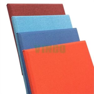 Fiberglass Wall Panels With Fabric-leather Wrapped Acosutic Panel