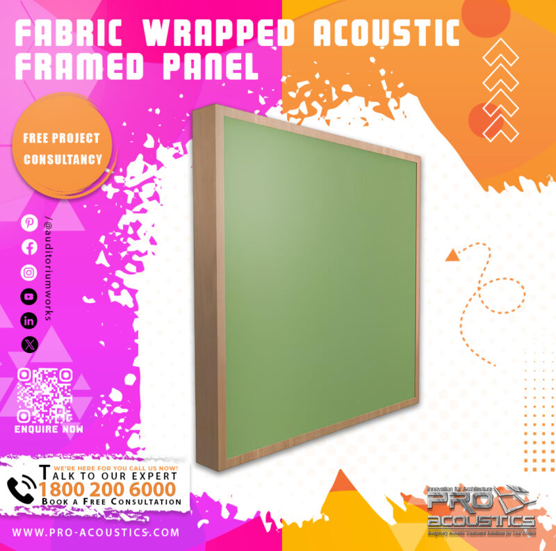 Fabric Wrapped Acoustic Framed Panel