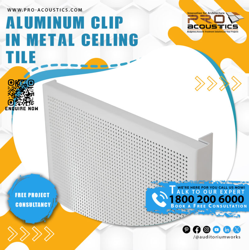 Clip in Metal Grid Ceiling Tile