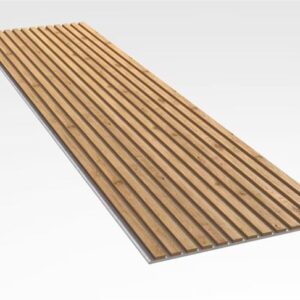 Wooden Slat Acoustic Panels Hotel Living Room