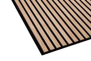 Wooden Slat Acoustic Panels Hotel Living Room