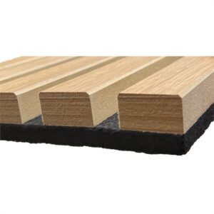 Interior Soundproofing Wood Acoustic Slat Pet And Wooden Wall Panel For Auditorium Hall