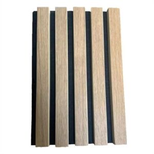 Interior Soundproofing Wood Acoustic Slat Pet And Wooden Wall Panel For Auditorium Hall