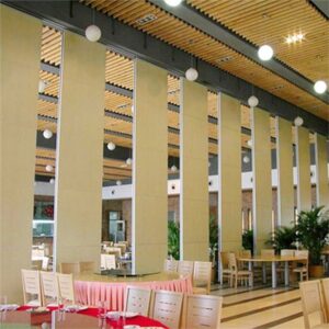 Sliding Partition For Sound Insulation