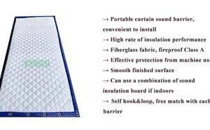 Sound Barrier Fence Industrial Curtain