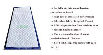 Sound Barrier Fence Industrial Curtain