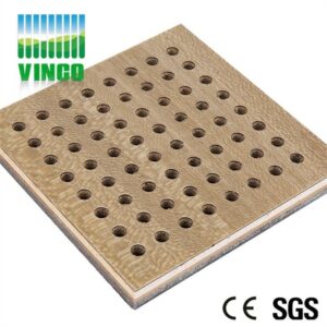 Soundproof Acoustical Perforated Wooden Board