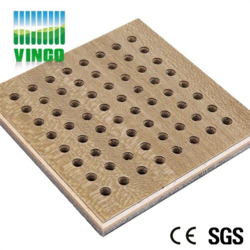 Soundproof Acoustical Perforated Wooden Board