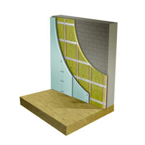Stud Wall Kit 75mm DFM Acoustic Insulation