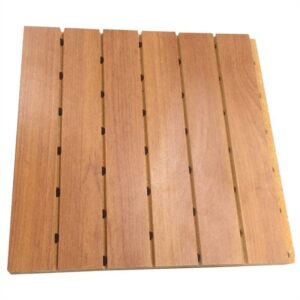 Wooden Agrooved Acoustic Perforated Panel