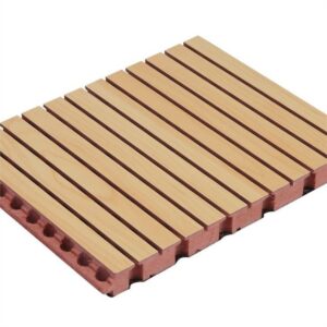 Wooden Agrooved Acoustic Perforated Panel