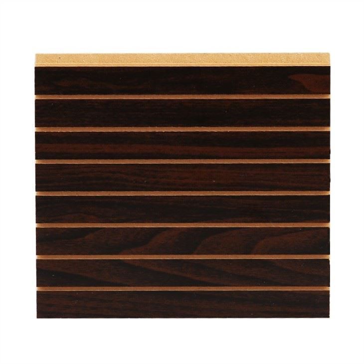 Wooden Agrooved Acoustic Perforated Panel